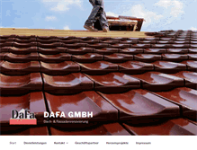 Tablet Screenshot of dafa-gmbh.com